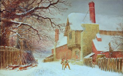 Lanzamiento de bolas de nieve en Tiddlington de William W. Quatremain